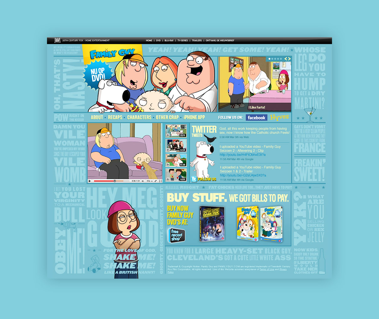 Family Guy - microsite / website